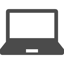 応募者対応の業務を表すノートパソコンのアイコン